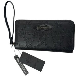 Ed Hardy embossed wallet